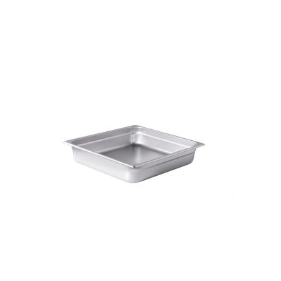 2/3 Size 2-1/2"H Anti-Jam Steam Table Pan 24 Gauge