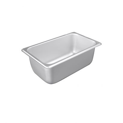 1/4 Size 4" H Standard Steam Table Pan 25 Gauge
