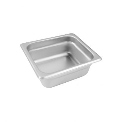 1/6 Size 2-1/2"H Anti-Jam Steam Table Pan 22 Gauge