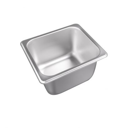 1/6 Size 4" H Standard Steam Table Pan 25 Gauge