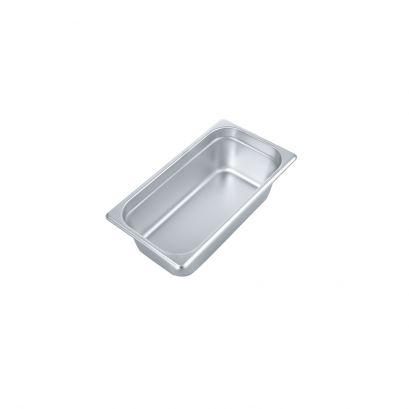 1/3 Size 4"H Anti-Jam Steam Table Pan 22 Gauge