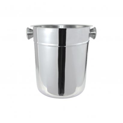 Stainless Steel Wine Bucket W/ Knob Handle 8 QT.