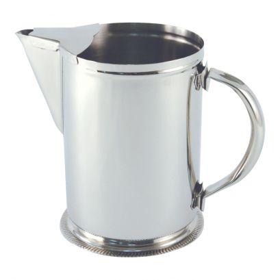 2 qt./64 oz. Stainless Steel Pitcher W/ Base & Ice Guard