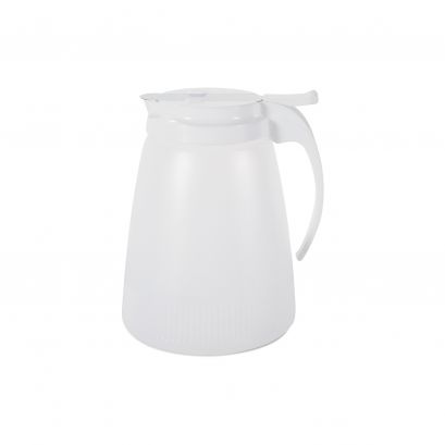 Syrup Dispenser Poly W/ White Cap 48 oz.