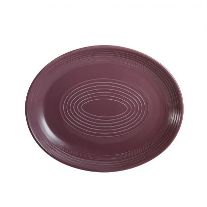 Coupe Oval Platter Plum 12 3/4"