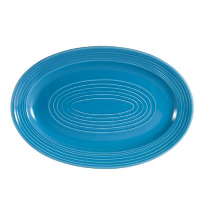 Oval Platter Peacock 9 5/8"