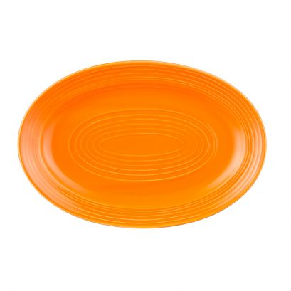 Oval Platter Tangerine 9 5/8"