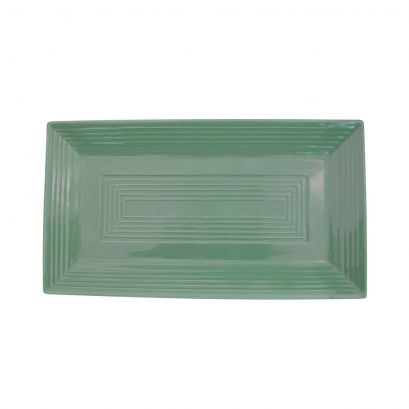 Rect. Platter Green 11 5/8"