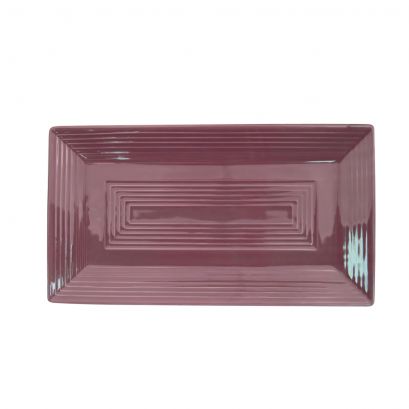 Rect. Platter Plum 11 5/8"