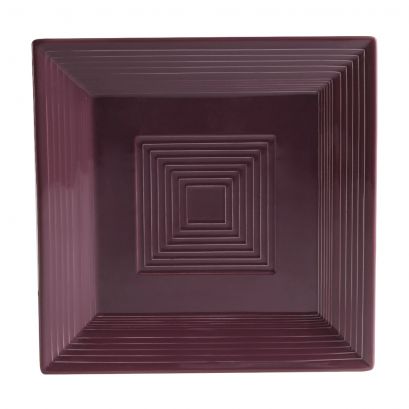 Square Plate Plum 10"