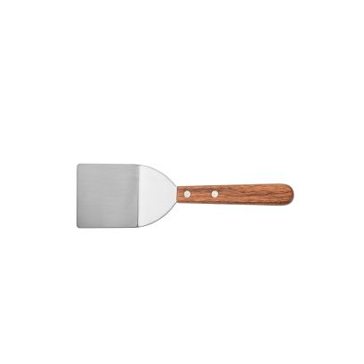 Turner Mini Stainless Steel with Wood Handle 2-1/4"