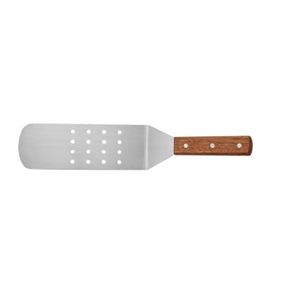 Turner Perforated Stainless Steel with Wood Handle 8-1/4" 