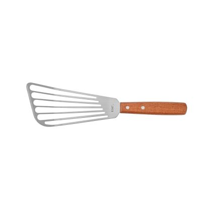 Spatula Slotted Stainless Steel with Wood Handle 6-3/4" 