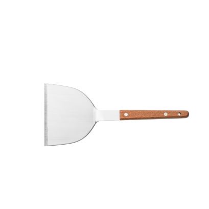 Turner Teppanyaki Stainless Steel with Wood Handle 4" 