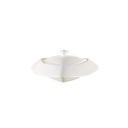 Triangular Bowl W/ Lid 5oz 6"