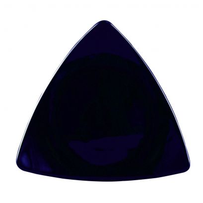 Triangular Flat Plate Blue 7"