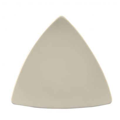 Triangular Flat Plate White 7"