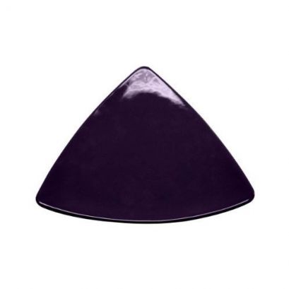Triangular Flat Plate Blue 8 1/2"