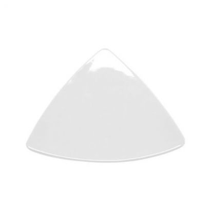 Triangular Flat Plate White 8 1/2"