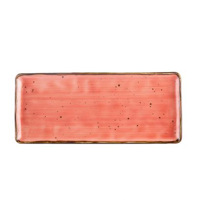 Rect. Platter Coral 12"