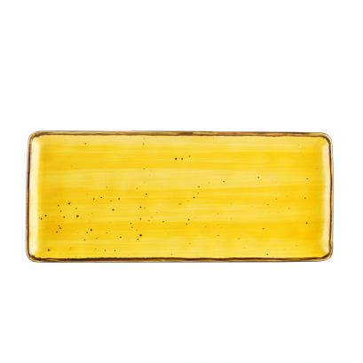 Rect. Platter Sunflower 12"