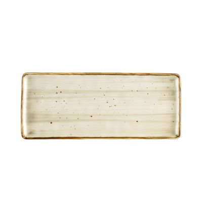 Rect. Platter Desert Beige 14"