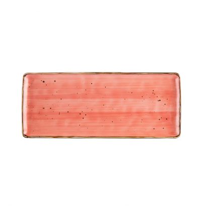 Rect. Platter Coral 14"