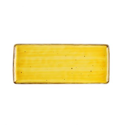Rect. Platter Sunflower 14"