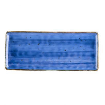Rect. Platter Starry Night Blue 16"
