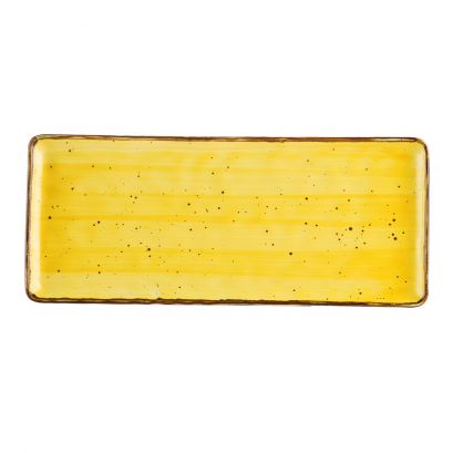 Rect. Platter Sunflower 16"