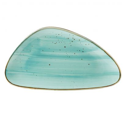 Triangular Plate Turquoise 13 1/8"