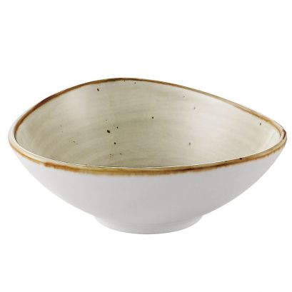 Triangular Bowl Desert Beige 6oz 4 3/4"