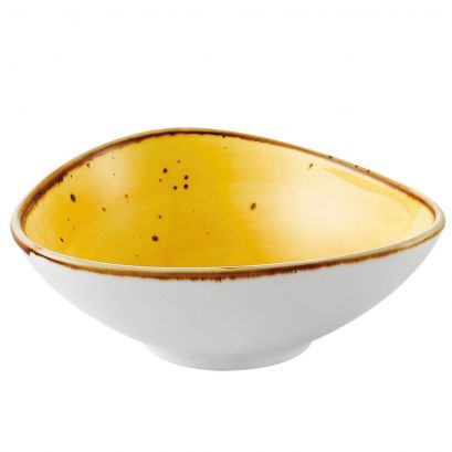 Triangular Bowl Sunflower 6oz 4 3/4"