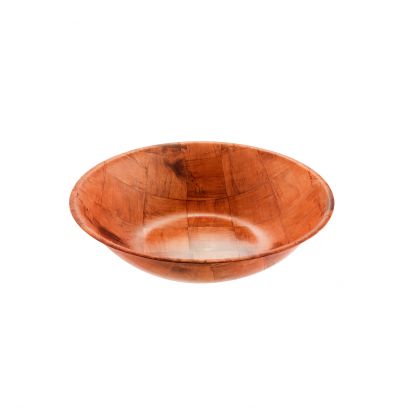 Bowl Woven Wood 14"