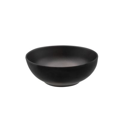 Brunswick Bowl Round Low Matte Black 8oz 4-1/2"