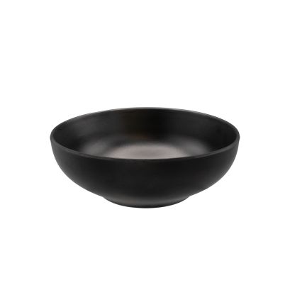 Brunswick Bowl Round Low Matte Black 15oz 5-1/2"