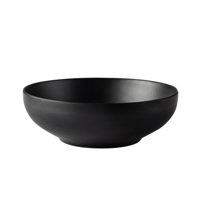 Brunswick Bowl Round Low Matte Black 25oz 7"