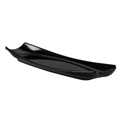 Cooper Platter Boat Shape Black 13-5/8"x4-3/8"