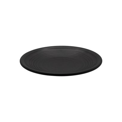 Centennial Plate Round Coupe Matte Black 9"
