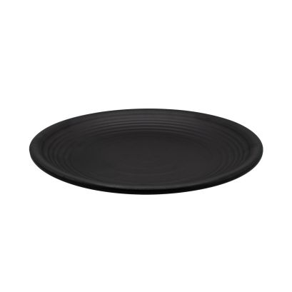 Centennial Plate Round Coupe Matte Black 12-1/2"