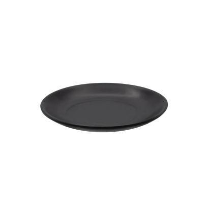Centennial Plate Round Coupe Matte Black 6-1/4"