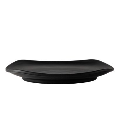 Centennial Plate Square Coupe Matte Black 9"