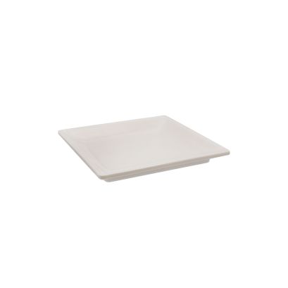 French Plate Square White 5-1/4"