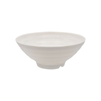 Seashell Bowl Round White 40oz 8"