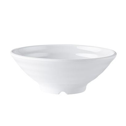 Seashell Bowl Round White 57oz 8-3/4"