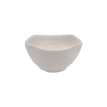 Seashell Bowl Square White 7oz 4"