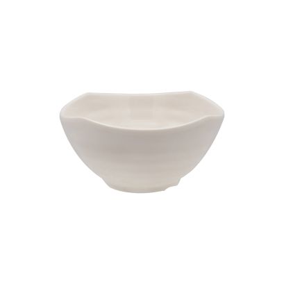 Seashell Bowl Square White 16oz 5-1/2"