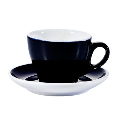 Cup & Saucer Set Cobalt Blue 7.5oz [Cup 3 5/8" I Saucer 5 7/8"]