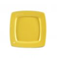 Square In Square Plate Yellow 6 7/8"