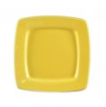 Square In Square Plate Yellow 8 7/8"
